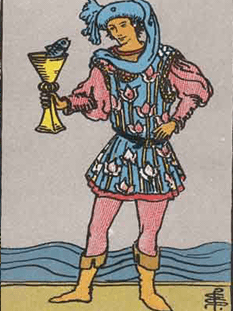 Tarot karta Paž kelihi