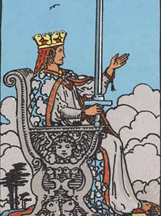 Tarot karta Kraljica meči