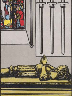 Tarot karta Štirica meči