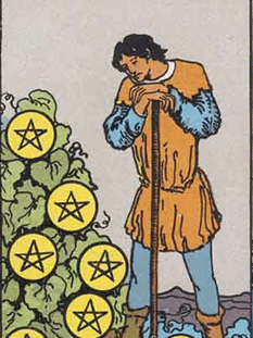 Tarot karta Sedmica pentakli