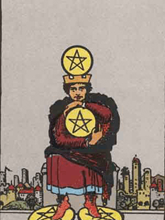 Tarot karta Štirica pentakli