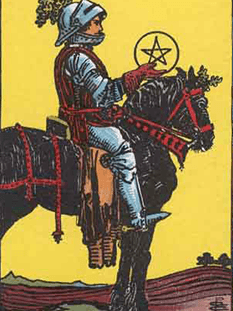 Tarot karta Vitez pentakli